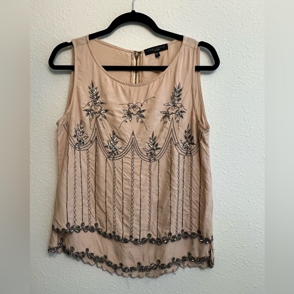 Sanctuary Tops - #995 Sanctuary Beaded and Sequin Tank Medium